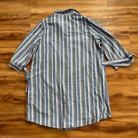 J Glee Stripped Linen Dress - Picture 4 of 5